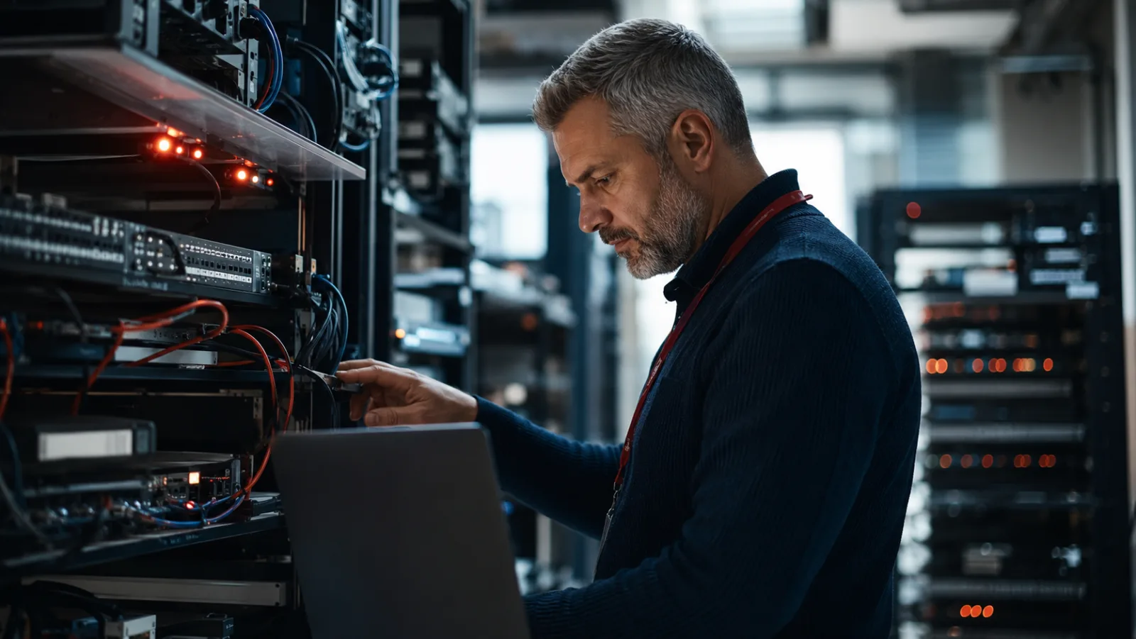 Architecture réseau d'entreprise avec flux sécurisés et points de surveillance EDR/NDR/XDR